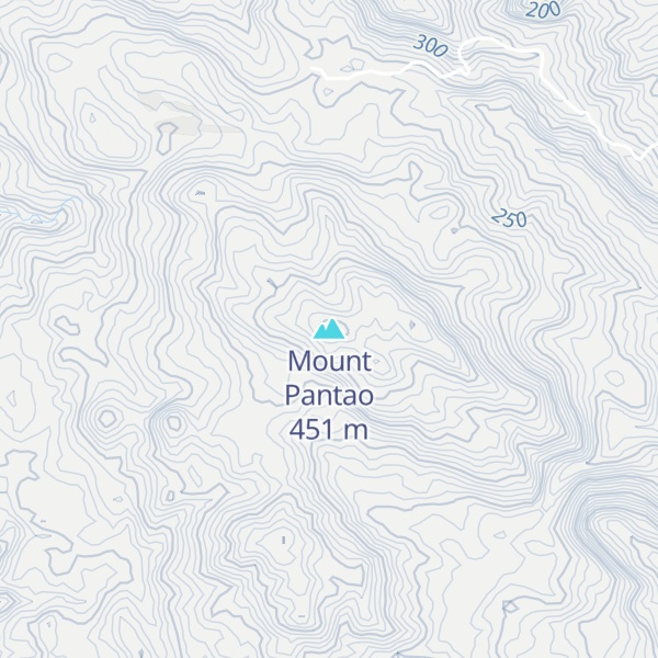 Map of Mount Pantao