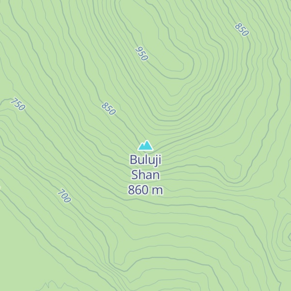 Map of Buluji Shan
