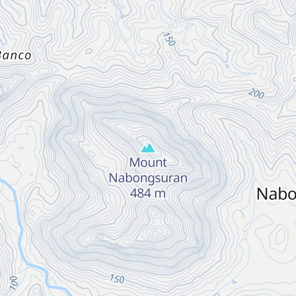 Map of Mount Nabongsuran