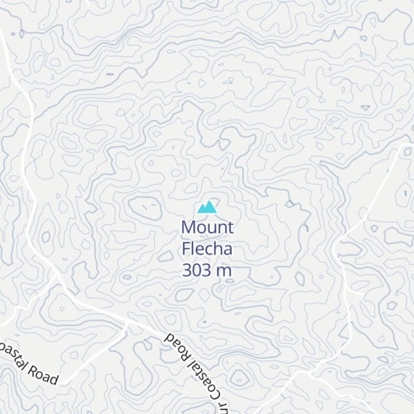 Map of Mount Flecha