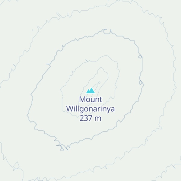 Map of Mount Willgonarinya