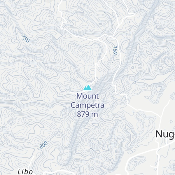 Map of Mount Campetra