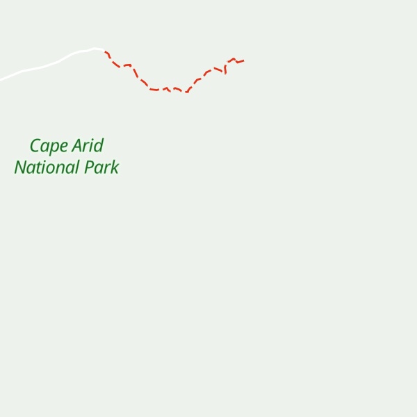 Map of Mount Ragged