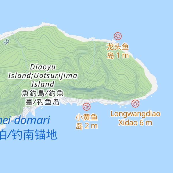 Map of 屏風岳/神农峰