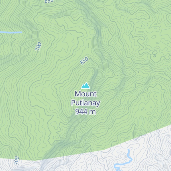 Map of Mount Putianay