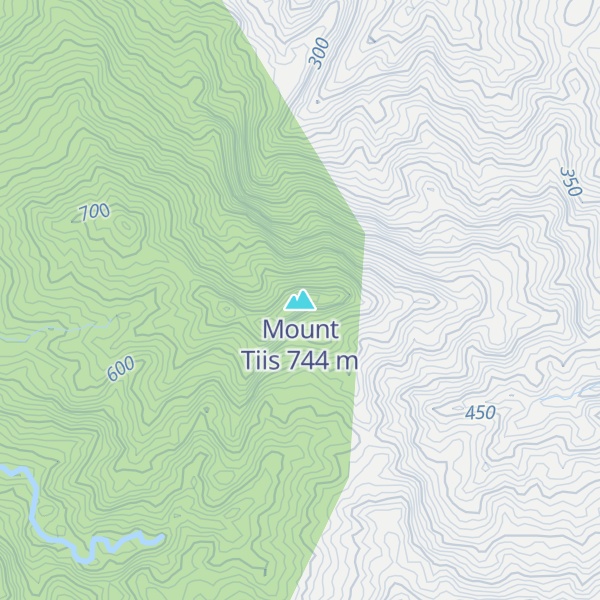 Map of Mount Tiis