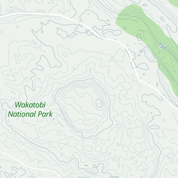 Map of Wungka Tindoi