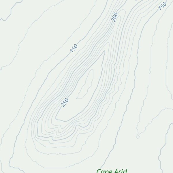 Map of Brook Peak
