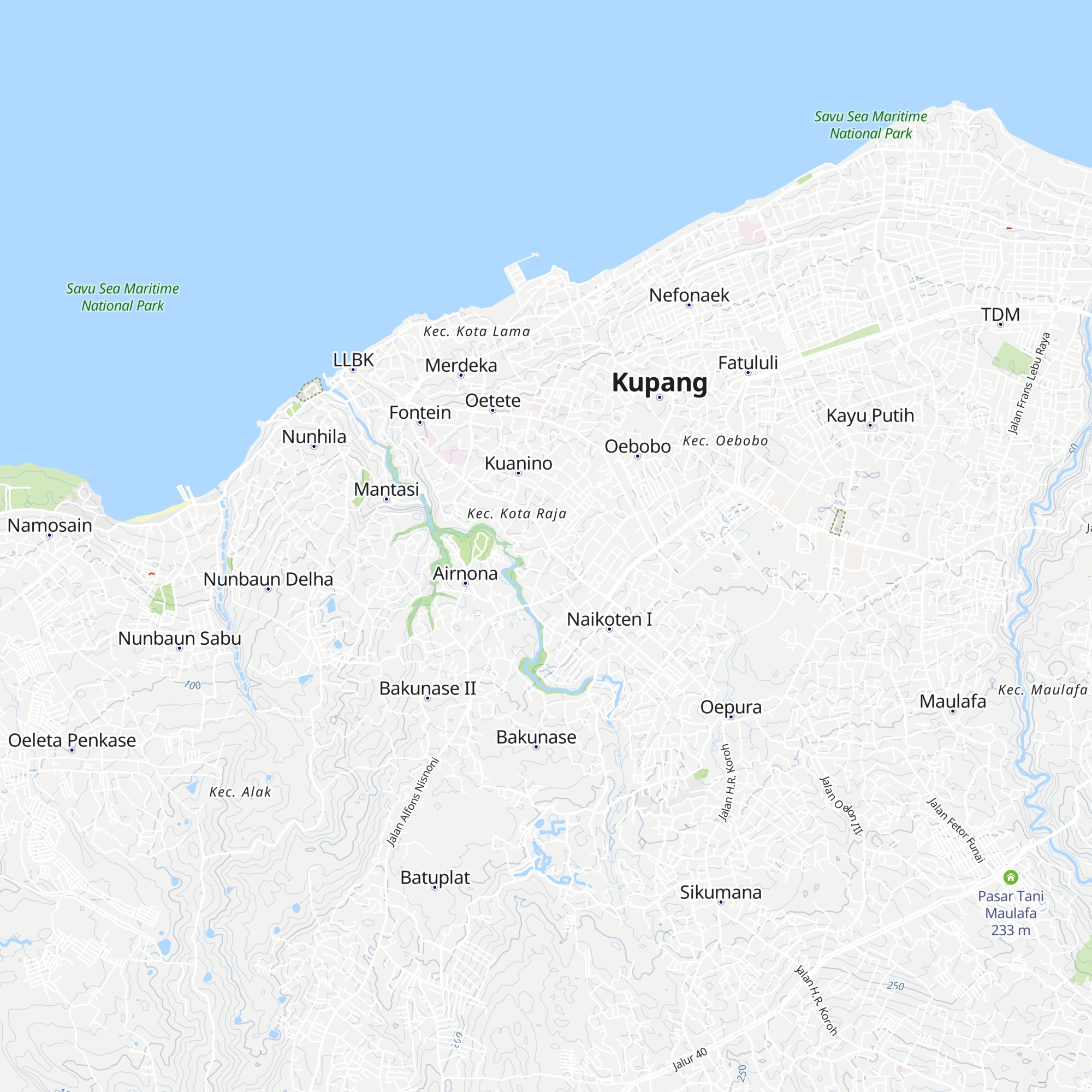 PT Central pitoby map