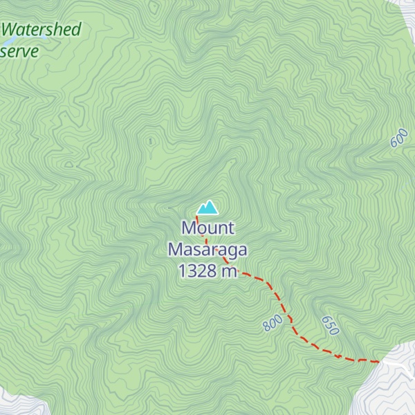 Map of Mount Masaraga