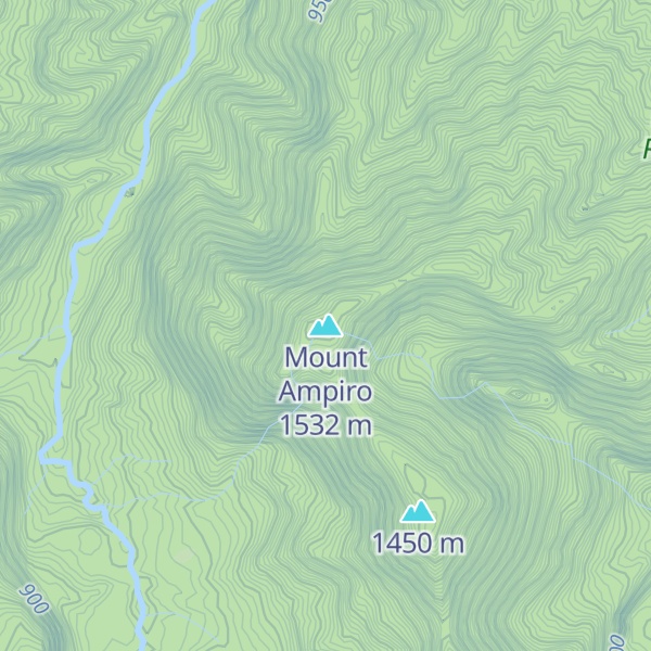 Map of Mount Ampiro
