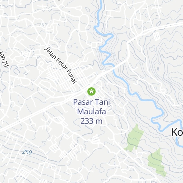 Map of Pasar Tani Maulafa