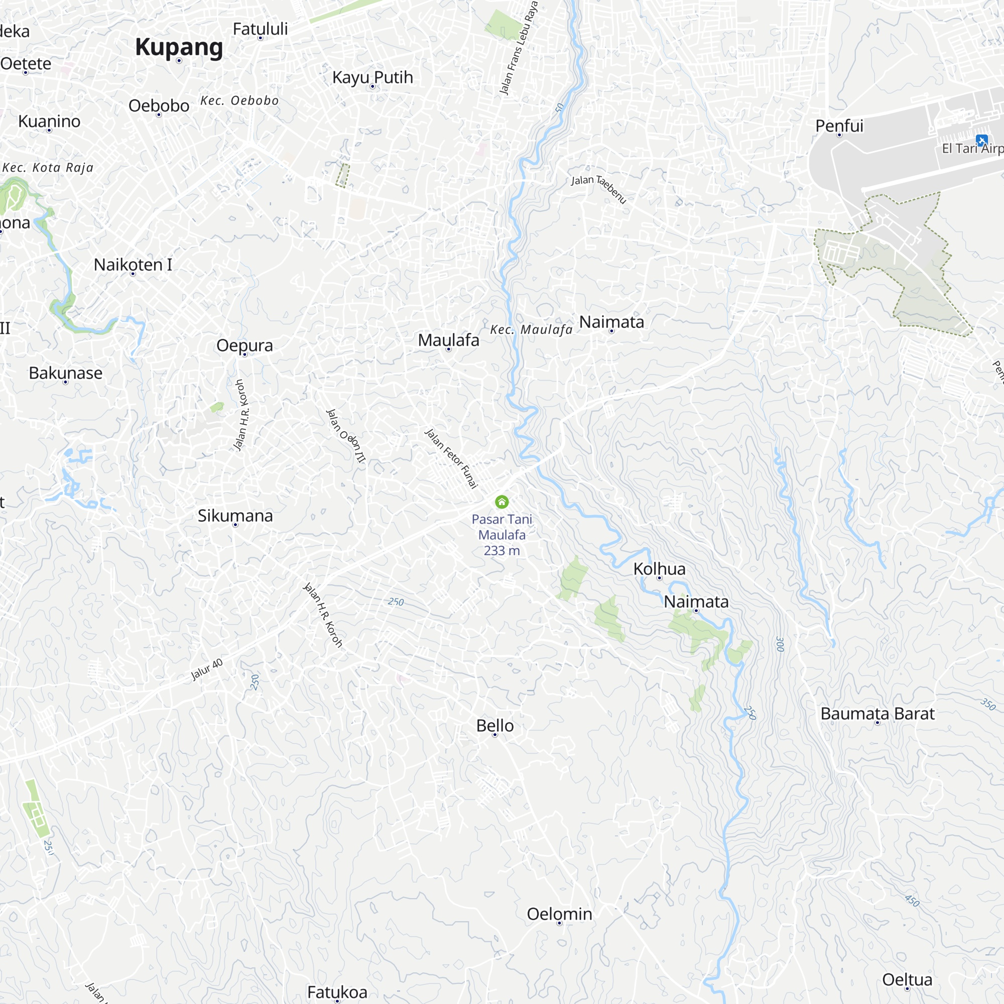 Pasar Tani Maulafa map