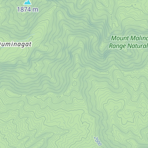 Map of North Peak