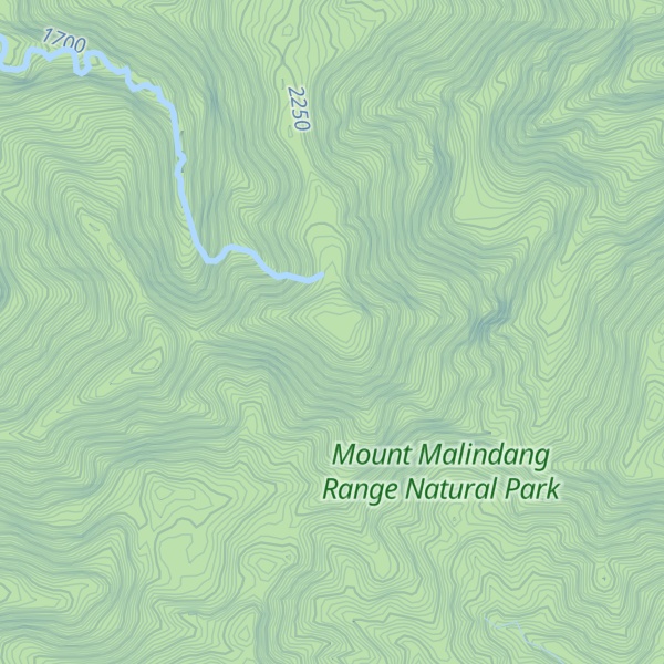 Map of Mount Malindang