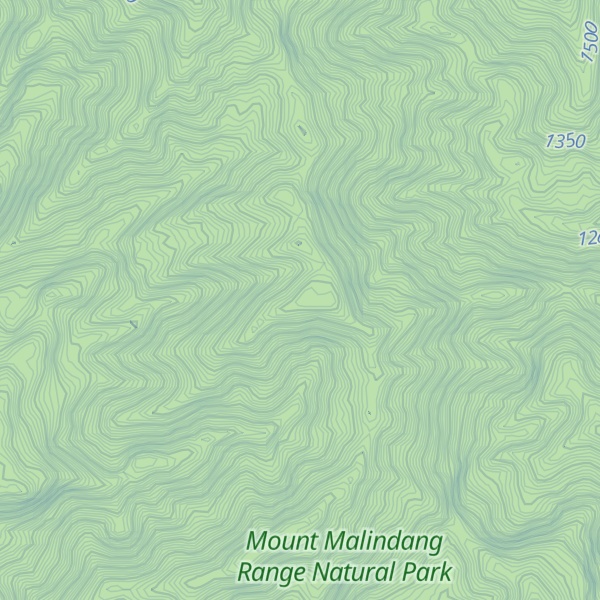 Map of South Peak