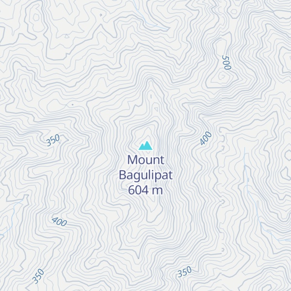 Map of Mount Bagulipat