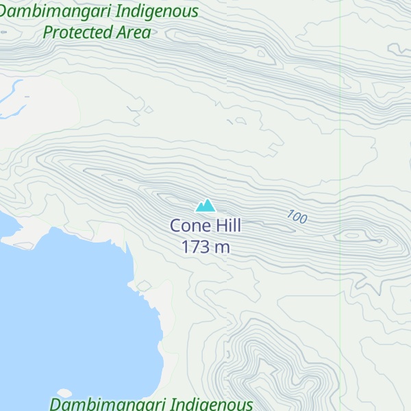 Map of Cone Hill