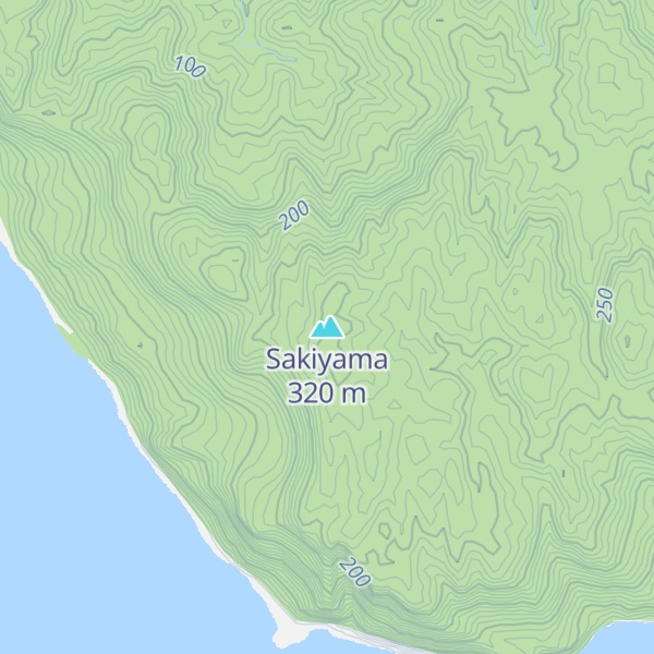 Map of Sakiyama