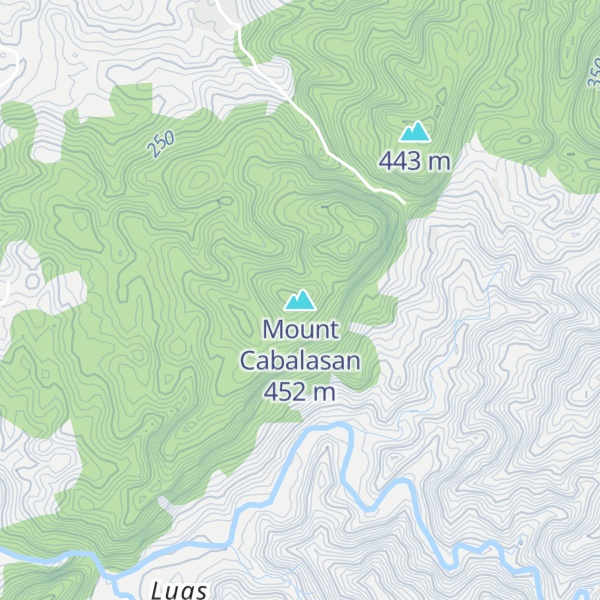 Map of Mount Cabalasan