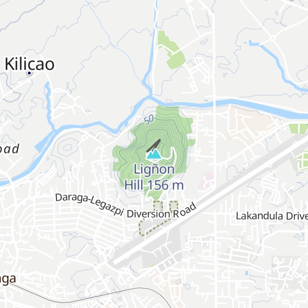 Map of Ligñon Hill