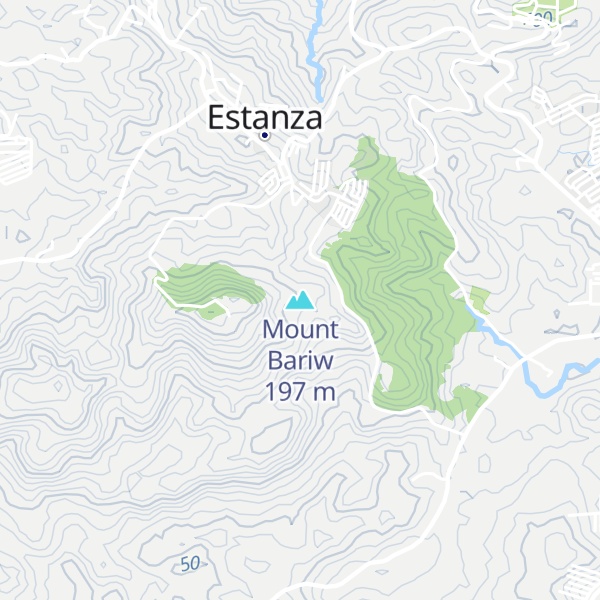Map of Mount Bariw