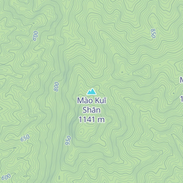 Map of Mào Kuī Shān
