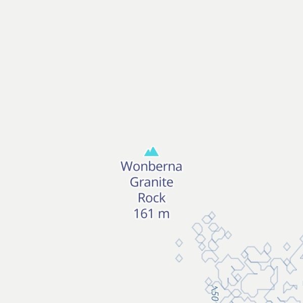 Map of Wonberna Granite Rock