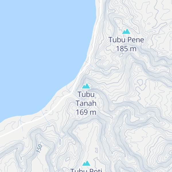 Map of Tubu Tanah