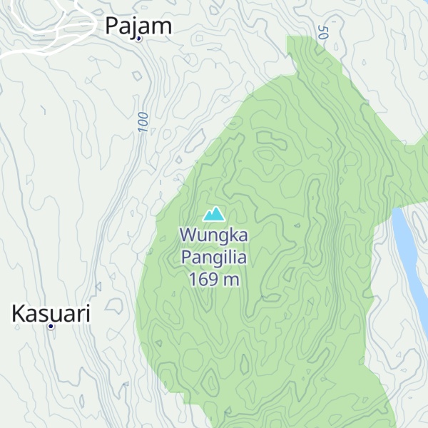 Map of Wungka Pangilia