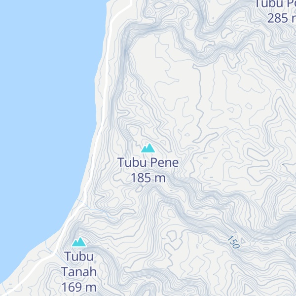 Map of Tubu Pene