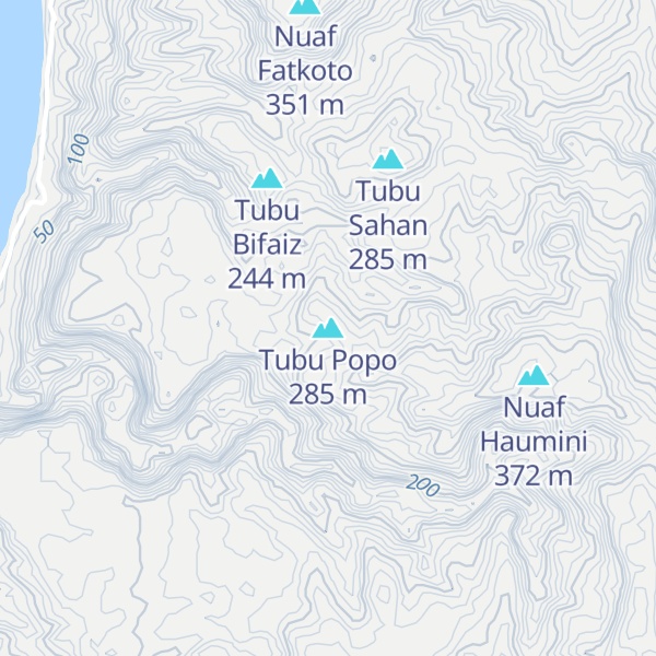 Map of Tubu Popo