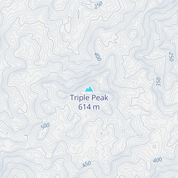 Map of Triple Peak