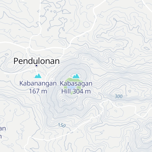 Map of Kabasagan Hill