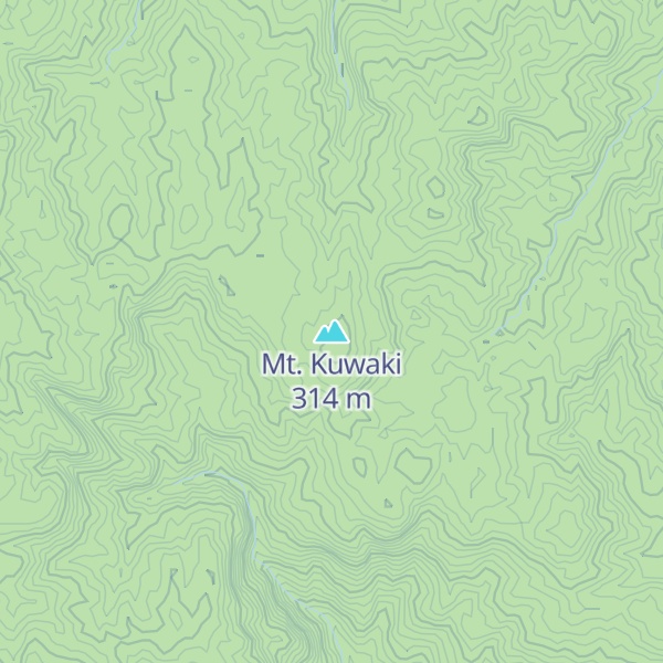 Map of Mt. Kuwaki