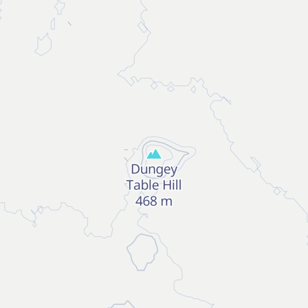 Map of Dungey Table Hill