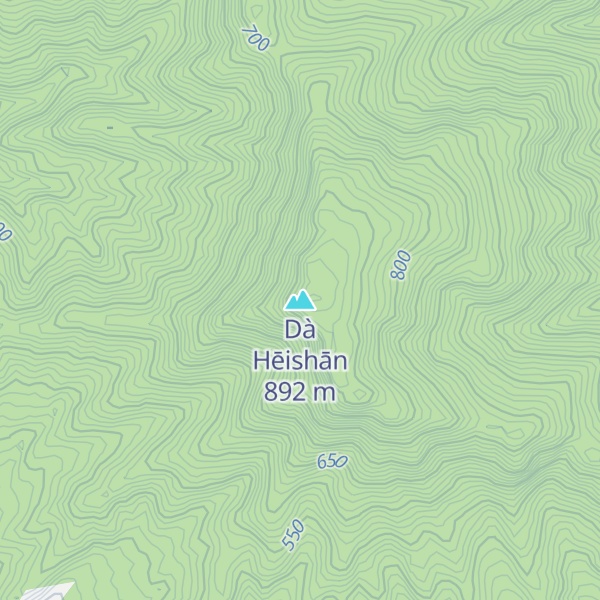 Map of Dà Hēishān
