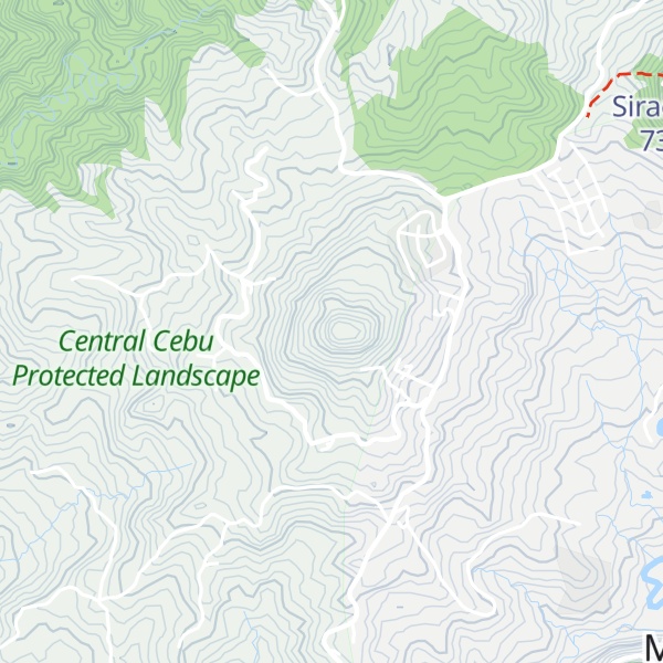 Map of Pung-ol Peak
