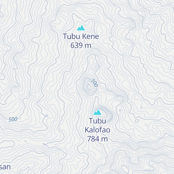 Map of Tubu Fatunua