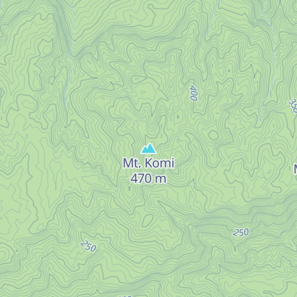 Map of Mt. Komi