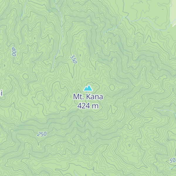 Map of Mt. Kana