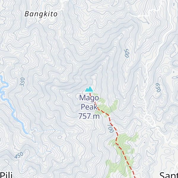 Map of Mago Peak