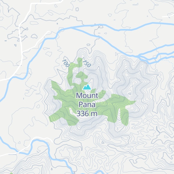 Map of Mount Pana