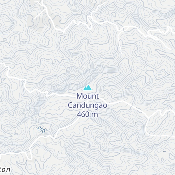 Map of Mount Candungao