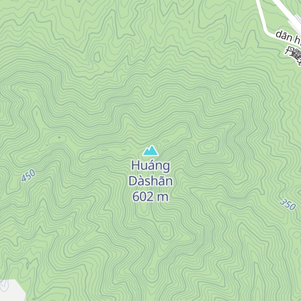 Map of Huáng Dàshān