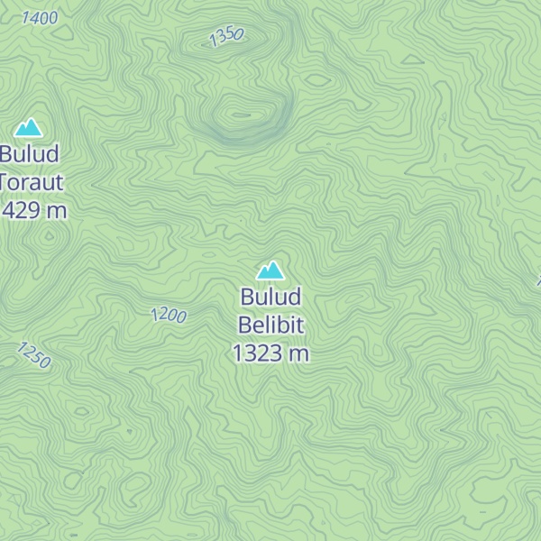 Map of Bulud Belibit