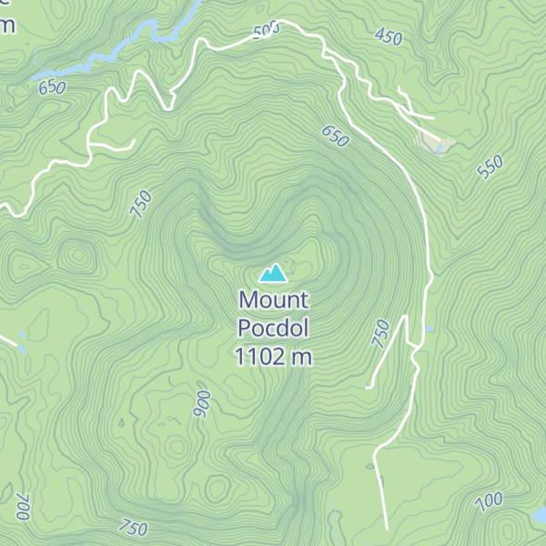 Map of Mount Pocdol