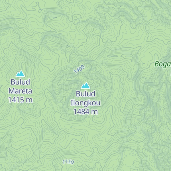 Map of Bulud Ilongkou