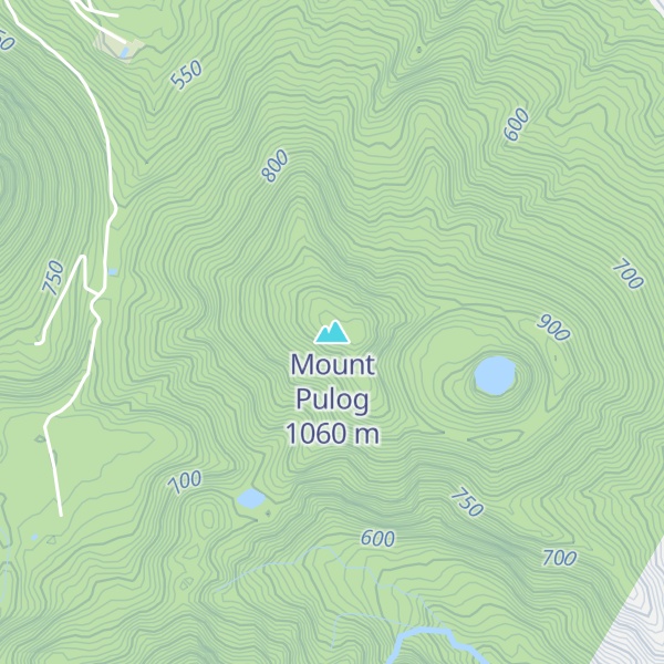 Map of Mount Pulog