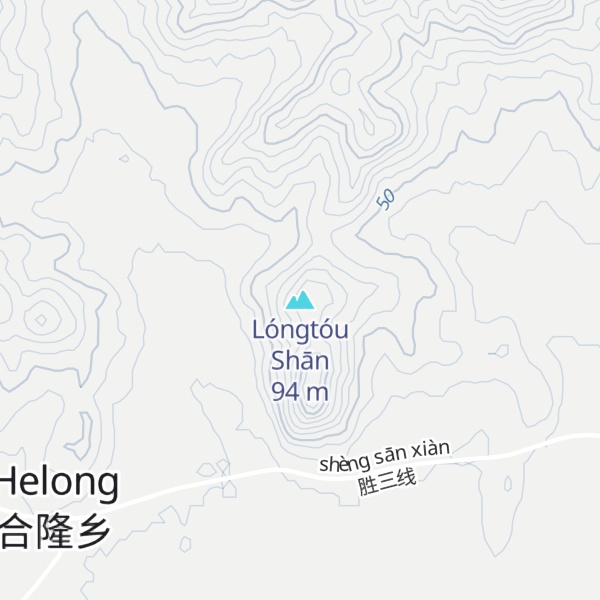 Map of Lóngtóu Shān